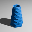 1.png Cone - Hexagonal Twirl Vase