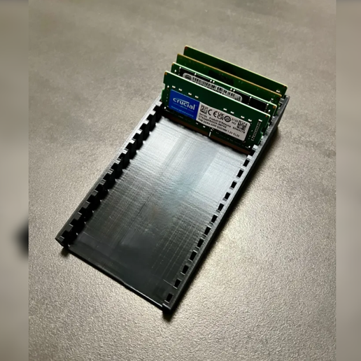 📓 notebook pc ddr 2-3 ram memory stand holder easy printing・ STL File ...