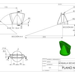 secad.jpg Free STL file Dryer nozzle・3D printing template to download
