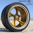 hre522-v22.png HRE 522 19inch rims with PIrelli tires for scale models