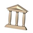 Greek-key-pillar-Greek-Parthenon-relief.jpg Roman pillars Parthenon alter relief 3D print model