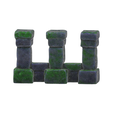 model-5.png stylized stone fence no.3