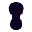 violinbackXtr03.stl violin and case  (or viola or cello)