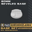 60mm-Beveled.jpg Archivo 3D Colección Base Grimmdark・Plan para descargar y imprimir en 3D
