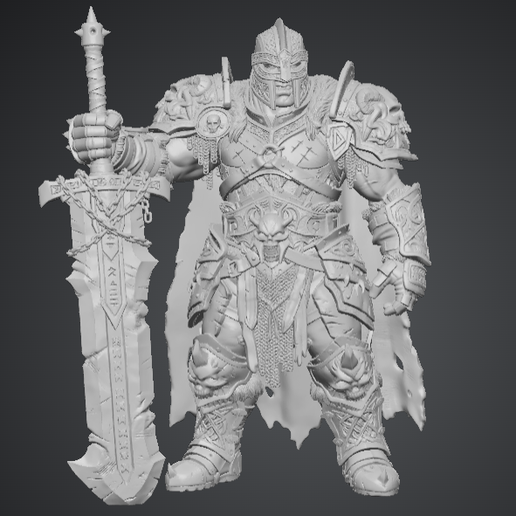 Warlord of the North – Heavy Armored Fantasy Warrior