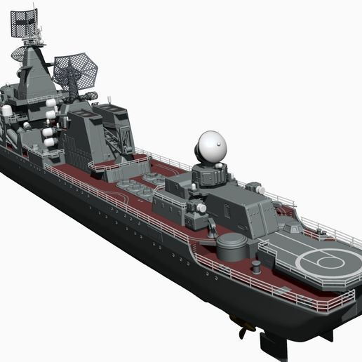 🪖 Warship moskva・ 3D File for 3D printing・Cults