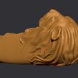 06.jpg Lion Head Knife Handle 3D  Model