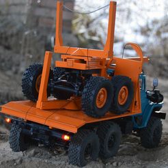 acTXr3I5Ifw.jpg 3D-Datei Holztransporter für ural b 36 ural・3D-Druckvorlage zum Herunterladen