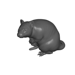 Rat.png Archivo 3D Rata・Modelo para descargar e imprimir en 3D