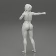 Girl-0010.jpg fighting woman posing said you are next 3D Print Model