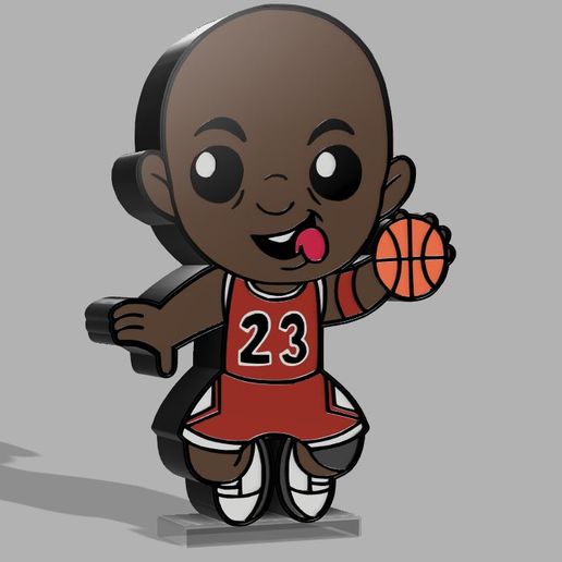 Michael Jordan lamp 3D model