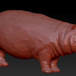 hippolowpoly.PNG low poly hippo