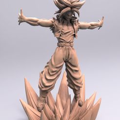 trunks02.jpg STL file Trunks - Dragon Ball Z for 3D print model・Model to download and 3D print