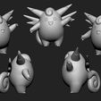 clefable-cults-5.jpg Pokemon - Clefable with 2 different poses