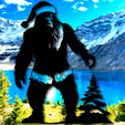 project_20231217_2231530-01.png big foot wall art christmas tree wall decor funny santa claus decoration