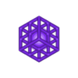 Cube with sphere V1.stl Objeto cúbico con esfera