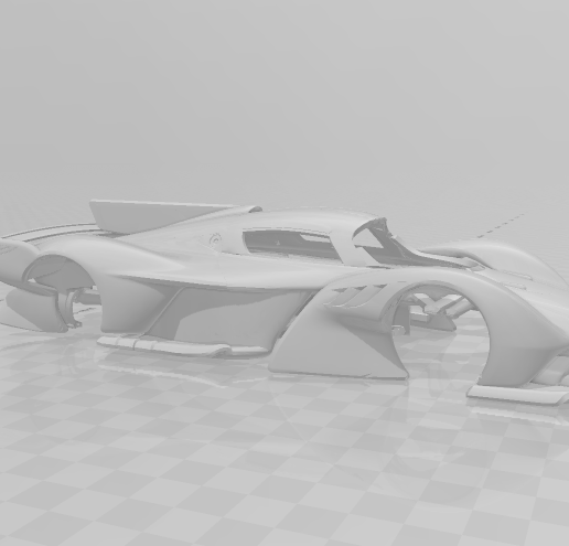 aston martin valkyrie amr 3D model