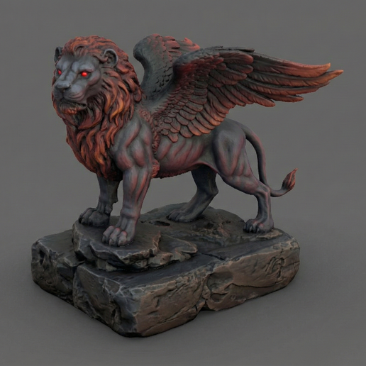 Vapula Goetia Demon STL Statue
