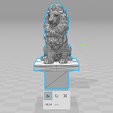 01.png STL file Lion Sculpture・Design to download and 3D print