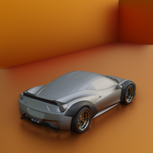 Limited Edition LB Ferrari 458 from Liberty Walk 1:18 Scale