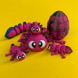 Crochet-Axolotl-And-Egg-Box-2.jpg Crochet Axolotl & Egg Box Bundle, Articulated Flexi, Print In Place, No Support