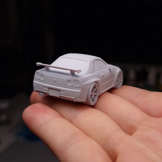 Nissan-Skyline-GTR-1.jpg Nissan Skyline GTR R34 (1999) Model Kit Car