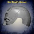 6.jpg Red Devil Helmet From Marvel Comics FOR COSPLAY - Fan Art 3D print model