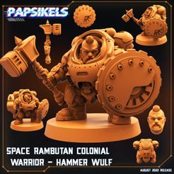 720X720-space-rambutan-colonial-warrior-hammer-wulf.jpg 3D-Datei RAUM RAMBUTAN KOLONIALE KRIEGER HAMMER WULF・3D-druckbare Vorlage zum herunterladen