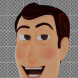 pervwoody.png WOODY TOY STORY FACE 3D MODEL