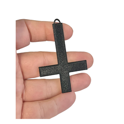 ACD7A9EE-8C1A-4BEB-B267-8B14E8F77ECC.png Fichier STL Pendentif croix inversée STL, contour de la croix, silhouette de la croix à l'envers・Modèle à télécharger et à imprimer en 3D, drakoniccreations