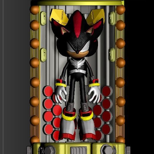 LAMPARA CAPSULA  RECUPERACIÓN  SONIC SHADOW  TAIL AMY ROSE 3D model