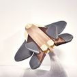 IMG_20200809_104159-01.jpeg STL file Fighter Jet Toy Puzzle - US type・3D printable model to download