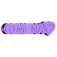GIMENA.stl TOPPER PARA LAPIZ