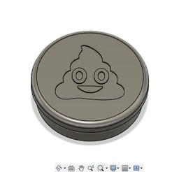 caca-photo.jpeg Archivo STL gratis inodoro de botón・Diseño de impresora 3D para descargar