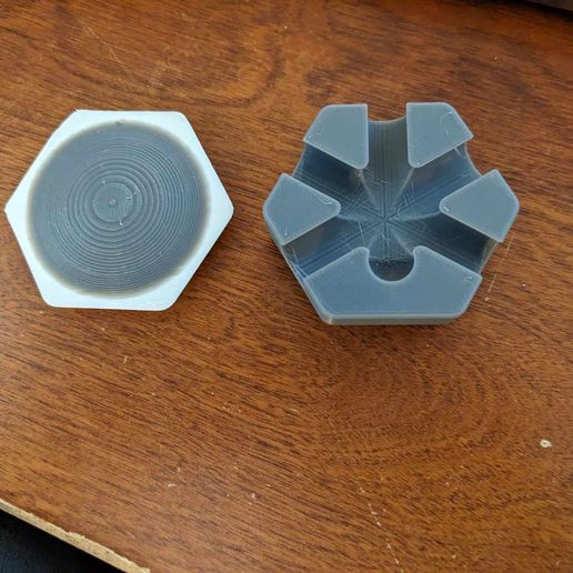 Hextraction Tiles 3D model preview