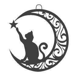 cc8.jpg CAT AND MOON and star