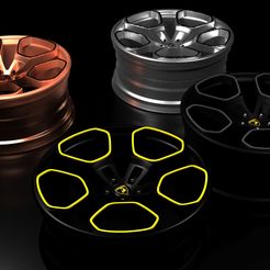 4.jpg Lamborghini Huracan Rim & Keychain