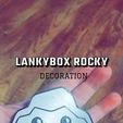 353811745_134847149593827_2342383421445834284_n.jpg LankyBox Rocky Character / Magnet/ toy/ decoration Roblox / cake topper / kids birthday decoration / Rocky