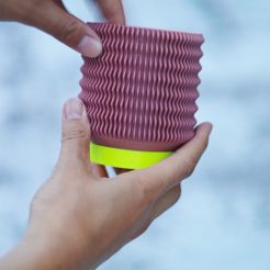 TTT MCCUE ETT TTA CC( MCCCTEET TTT SCCCCALEL LITT ELEC STL file PLANTER MOLD - stripe・3D printing design to download