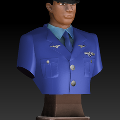 v2.png 3MF file Official Air Force Bust・Template to download and 3D print