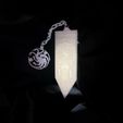 targ_banner_02.jpg Lithophane BookMark Game of Thrones Targaryen