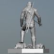 Preview14.jpg Geralt vs The Crones The Witcher 3 - Henry Cavill Version 3D print model
