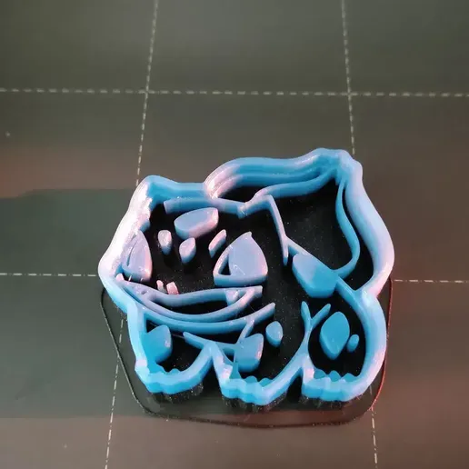 Vykrajovátko Bulbasaur | 3D Printable STL
