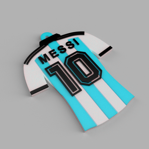 Argentina T-shirt - Messi - 10- Keychain