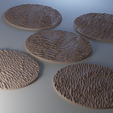 ovw2.png 5x 120mm x 92mm oval bases with sandy ground (+toppers)