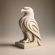 ADLER-1.png Minimalist Eagle Sculpture