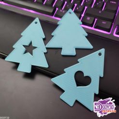 4ea35301-b900-4bb7-aca0-65e03d08227b.jpg Free 3D file Christmas Trees Ornaments・Object to download and to 3D print