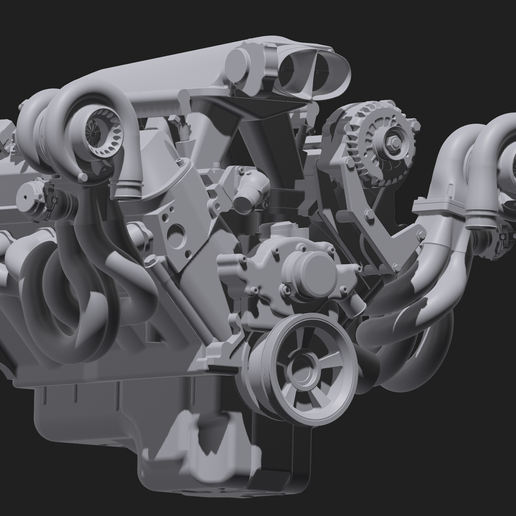 IMG_1525.png Twin Turbo 351 Windsor Engine Model