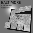 Schermata-2021-12-09-alle-17.33.52.png STL file 3D Baltimore | Digital Files | 3D STL File | Baltimore 3D Map | 3D City Art | 3D Printed Landmark | Model of Baltimore Skyline | 3D Art・3D printing model to download