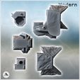 5.jpg Set of five modern bunkers with anti-aircraft fortifications (33) - Modern WW2 WW1 World War Diaroma Wargaming RPG Mini Hobby